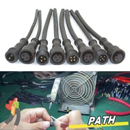 PA-HOME 2Sets Base Connector 4 Styles Equipment Power Wire 2Pin 3Pin 4Pin Display Pin Waterproof Con