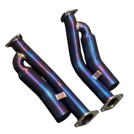 Titanium Exhaust Downpipe for Nissan 350Z 370Z Infiniti G35 Q37 Q40 Q60 VQ35DE VQ35HR VQ37VHR Engine