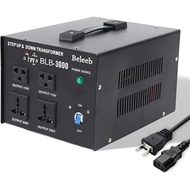 3000W transformer ac 100v/110v to 220v-240v 230v/220v to 110v/100v auto step up step down transforme