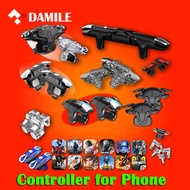 DAMILE Controller for Phone PUBG Mobile Game Controller Trigger Button L1R1 Shooting Joystick For IPhone Android Phone