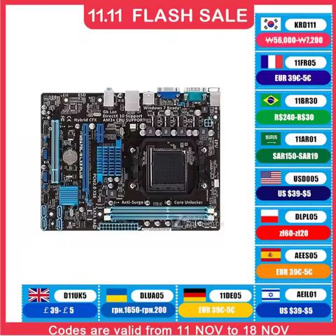 M5A78L-M LX3 PLUS Desktop Motherboard 760G 780L Socket AM3+ DDR3 16G Micro ATX UEFI BIOS Mainboard