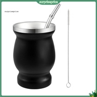 surpriseprice| Stainless Steel Yerba Mate Accessories Yerba Mate Tea Cup Set Yerba Mate Cup Set Doub