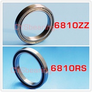 S6810 Stainless 61810RS 6810 Radial Shaft Ball Bearing 6810ZZ 6810RS 50*65*7Mm Deep Groove