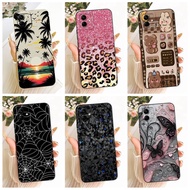 For Samsung Galaxy A04e Case SM-A042F Fashion Landscape Cover Soft Silicone Matte Shockproof Funda F