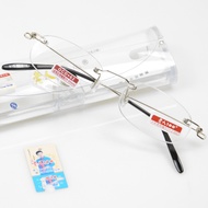 JN IMPRESSION High Quality HD Reading Glasses Lightweight Frameless Fashion Reading Glasses For Men 