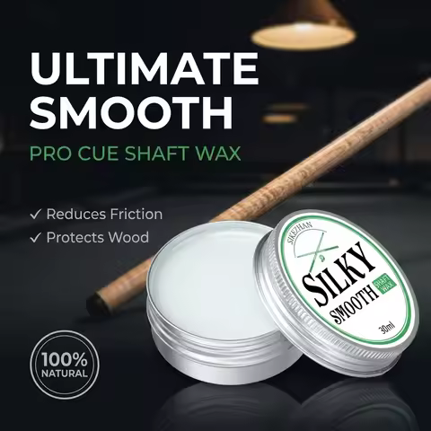 Premium Billiard Cue Wax 30ml Silky Smooth Shaft Polish Wood Conditioner for Snooker Pool Stick Anti