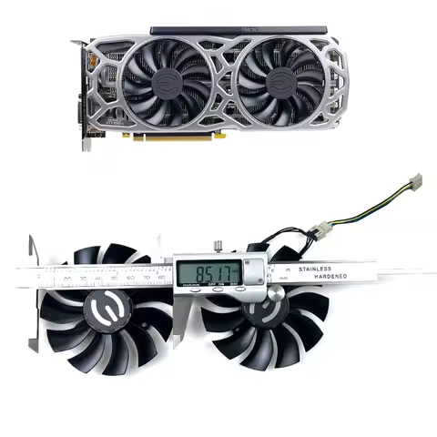NEW Cooling Fan 85MM 4PIN PLA09215B12H For EVGA GTX1080 1070 1060 GPU FAN GTX 1080 TI ICX VIDEO CARD
