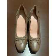 (USED) Shoes O&B Audrey Wedge Model Whisky Color 44 (27 cm.)