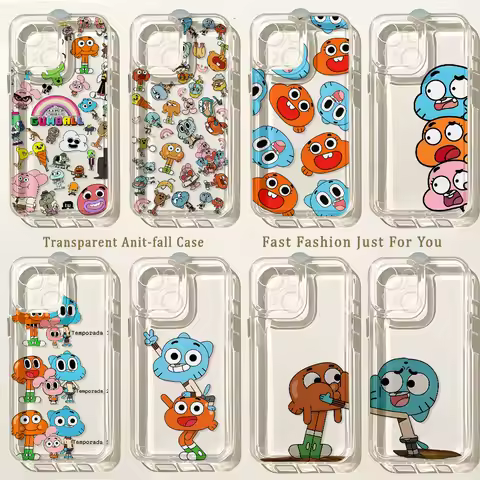 New Phone Case for The Amazing World of Gumballs IPhone 17 16 16e 15 14 13 12 11 Mini Pro Max X XR X