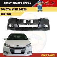 Front Bumper Depan Toyota Wish ZGE20 2013-2017 Second Model 100% New High Quality