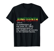 Juneteenth Flag Afro Free-ish June 19 1865 African American T-Shirt