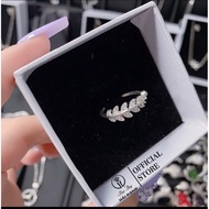 Silver leaf ring freesz HHJ