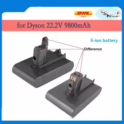 2025 New for Dyson 22.2V 9800mAh Type A/B Li-ion Vacuum Battery for Dyson DC35, DC45 DC31 DC34 DC44 