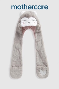 ผ้าพันคอมีฮู้ดเด็ก Mothercare Penguin Hooded Scarf JL763