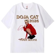 Unisex Doja Cat Ma Vie World Tour 2026 T Shirt Men Women Clothing Fashion Hip Hop T-shirt Summer Cas