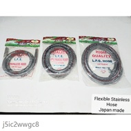 LPG STAR FUJI HOSE - Japan made flexible stainless hose/heavy duty stove hose.