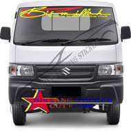 Stiker Mobil PicS tiker mobil tulisan bismillah 001 sticker kaca depan pickup bismilah new carry ka