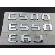 Old Mercedes-Benz E200L E260L E300LE350 E400L E500 E550E63 Car Logo Word Logo Tail Logo