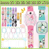 [Quick Shipment] Silicone Soft Strap+Case Imoo Z1 Z2 Z3 Z5 Z6 Z7 X10 Strap Imoo Z1 Z2 Z3 Z5 Z6 Z7 X1