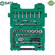 SATA 46-Piece Block Wrench Set Size 12.5 Mm. 46Pc. 1/2" Dr. Socket Metric&S.A.E.