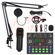 999DIY ไมค์ BM800 พร้อมซาวด์การ์ด V8/V8S/F998 และอุปกรณ์ครบชุด เสียงชัดเบสแน่น เหมาะกับสตรีมเมอร์ Ti