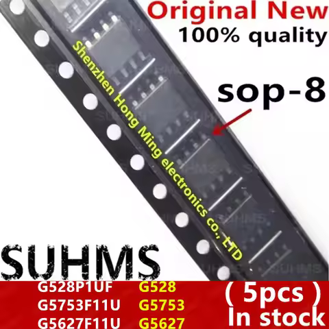 (5piece)100% New G528 G528P1UF G5753 G5753F11U G5627F11U G5627 sop-8