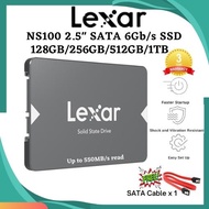 Free SATA Cable x 1🔥Lexar SSD 2.5" SATA lll NS100 128GB/256GB/512GB/1TB 3 Years Warranty AS340 AS350