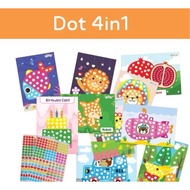 WHOLESALE TOY JKT 4in1 DOT ACTIVITY STICKER/ 6 sheets Dot Activity Educational Toys Stickers