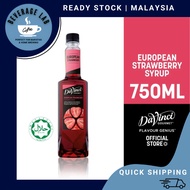 BEVERAGE LAB DaVinci Gourmet European Strawberry Syrup (750ml)