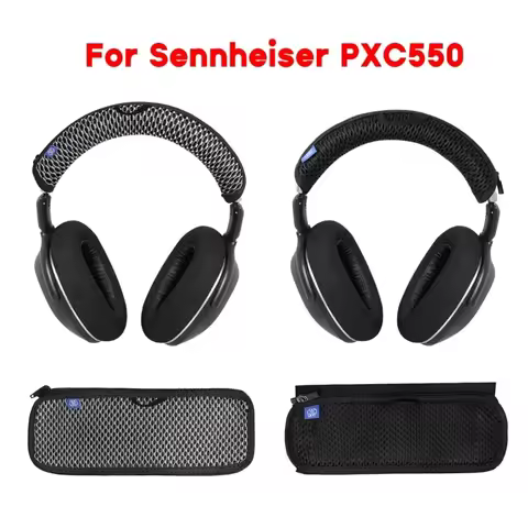Replacement Cloth Ear Pads Cushions Headband For Sennheiser PXC550 PXC 550 PXC480 MB660 Headset EarP