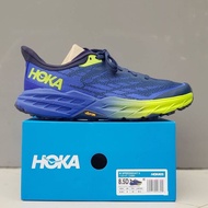 Sepatu Running Pria Trail Hoka Speedgoat Vibram Blue Navy / Sepatu Olahraga Outdoor / Sepatu Hiking