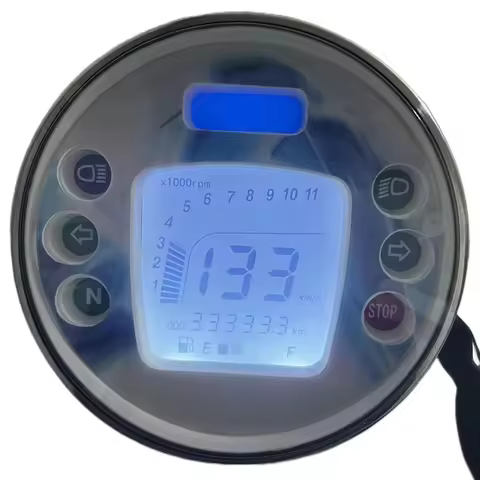 Round Digital Speedometer For Vespa PX80-200 PE Lusso ECs PX LML PX125 PX150 VBX VNX Stella Scooter 
