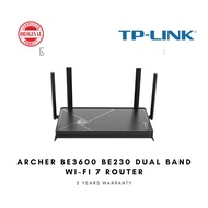 TP-LINK ARCHER BE230 BE3600 ARCHER BE400 BE6500 DUAL-BAND WI-FI 7 ROUTER