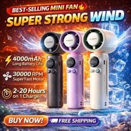 2026 New Strong Wind Mini FaPortable Mini Fan Strong Wind Rechargeable USB Handheld Fan Cooling Fan 