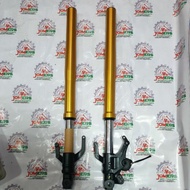 R3 V2 FRONT FORK ASSY LEFT / RIGHT INVERTED ( mel ) BS7-F3102-00 / B5L-F3103-00