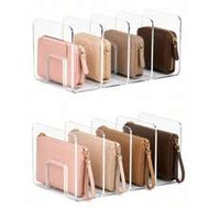 1pc/2pcs/4pcs Optional Quantity Transparent Bag Storage Organizer, Suitable For Bedroom, Bathroom, O