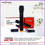 Mic Wireless single Advance 102 ORIGINAL Microphone // Mic Advance single 101