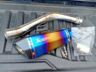 ชุดท่อสลิปออน GPX DEMON Gr200R (จีพีเอ็กซ์ เดมอน จีอาร์ 200อาร์) สวมปลายท่อแต่งขนาด 2 นิ้ว(51 มม.)+