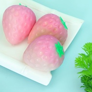 Color-changing Fruit Squishy Huge Giant Strawberry Soft Slow Rising Squishy Toys Pacify Toy Stress Relief Squeeze Toys