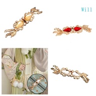 Will 5Pcs Chinese Knots Frog Button Fish Chinese Coat Button
