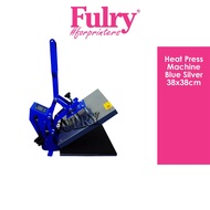 FULRY SABAH  Heat Press Machine Blue Silver 38x38cm