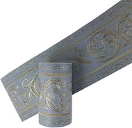 Yija 5 Meters Rattan 3D Self Adhesive Peel and Stick Waterproof Wall Border Easy to Apply 4 Inch by