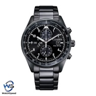 Citizen CA0775-87E CA0775 Eco-Drive Chronograph Black IP Stainless Steel Men's Watch