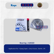 Bearing Bearing | Kijang Super | Carry Futura | Starlet Starlet | 6203ZZ | Original ( Koyo )