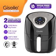 Giselle Digital Air Fryer with Touch Control Timer Temperature Control (4.8L/6.8L) KEA0197/KEA0202/KEA0206