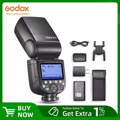 Godox V860III V860III-C V860III-N V860III-S Speedlite Camera Flash TTL HSS Flash for Canon Sony Niko