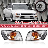 1 Pair Car Front Corner Lamp Light for Toyota Corolla AE100 AE101 E100 1993 1994 1995 1996 1997 Signal Lamp