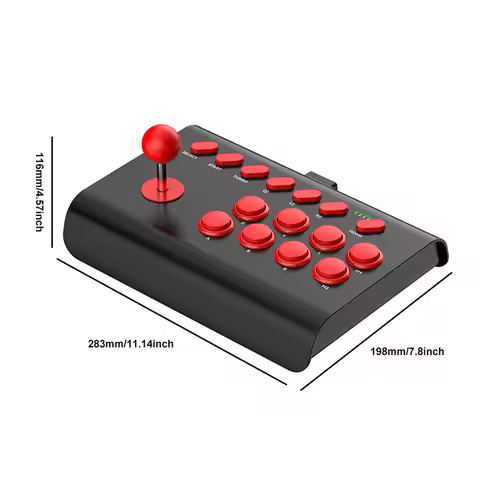 USB Wired Game Joystick with Stretchable Bracket USB Game Console Controller 3-mode Connection for P