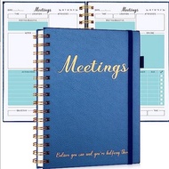 新品现货库存英文版会议记录本线圈本A5耐用记事本笔记本Stock English version of the meeting minutes of the coil version A5202608