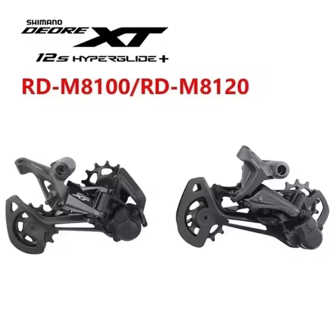 Shimano DEORE XT 1x12s M8100 2x12s M8120 Rear Derailleur SHADOW RD+ For MTB Mountain Bike Original S
